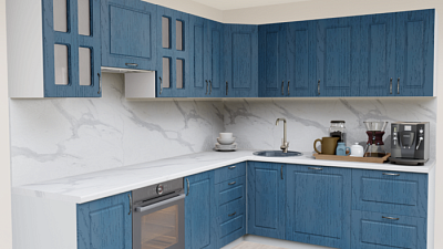 Кухня угловая Дуб адриатика